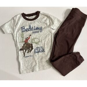 Carters Cowboy Rodeo Pajamas (4T)